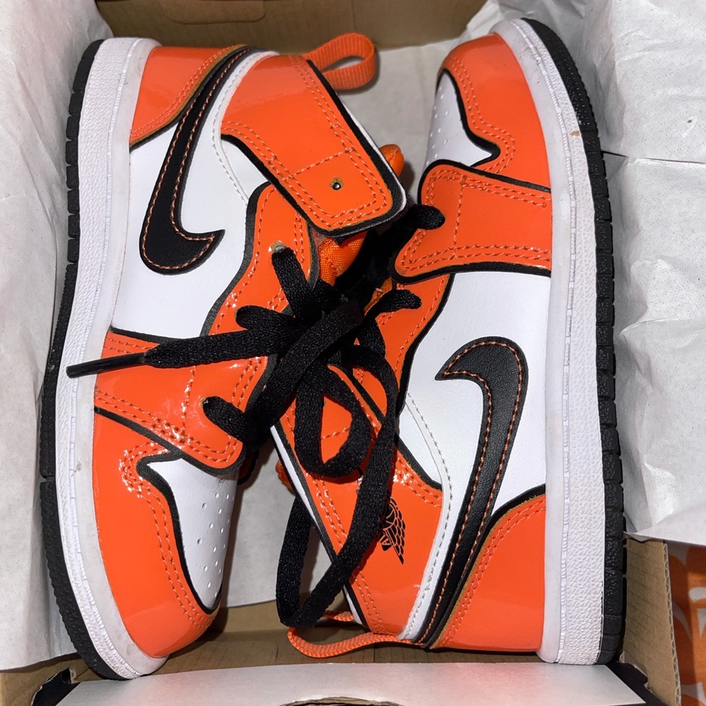 Turf Orange And Black Jordan 1’s